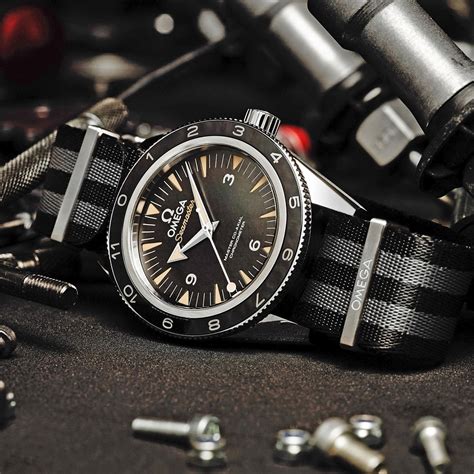 omega seamaster nato strap for sale|james bond nato strap omega.